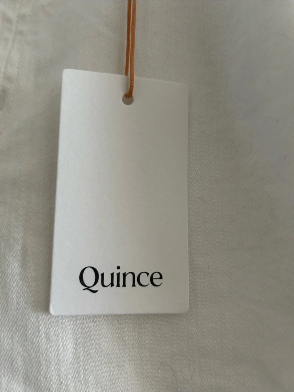 Quince White Wide-Leg Women’s Jeans - Picture 3 of 9